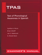 Test of Phonological Awareness in SPANISH (TPAS)