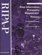 Ross Information Processing Assessment - Primary (RIPA-P) - COMPLETE KIT