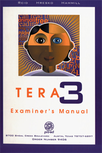 Test of Early Reading Ability (TERA-3)