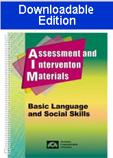 Assessment and Intervention Materials -Basic Language and Social Skills (Downloadable Edition)
