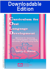 Curriculum for Oral Language Development (Downloadable Edition)