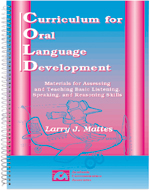 Curriculum for Oral Language Development