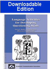 Language Activities for Developing Questioning Skills (Downloadable Edition)