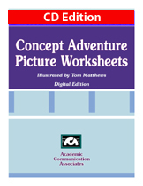 Concept Adventure Picture Worksheet CD