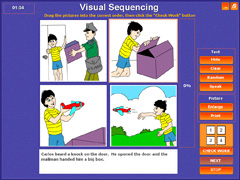Visual Story Sequencing Software (Downloadable Edition) -Save 60 dollars!