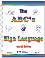 ABC's of Sign Language - Illustrated by an artist with paralysis in both arms