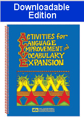 Activities for Language Improvement and Vocabulary Expansion (Downloadable Edition)