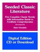Seeded CLASSIC Literature - Five Novels with Information Seeds (Downloadable)